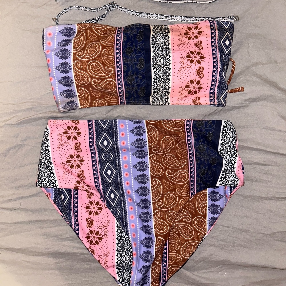 Shein Boho Swimsuit Set